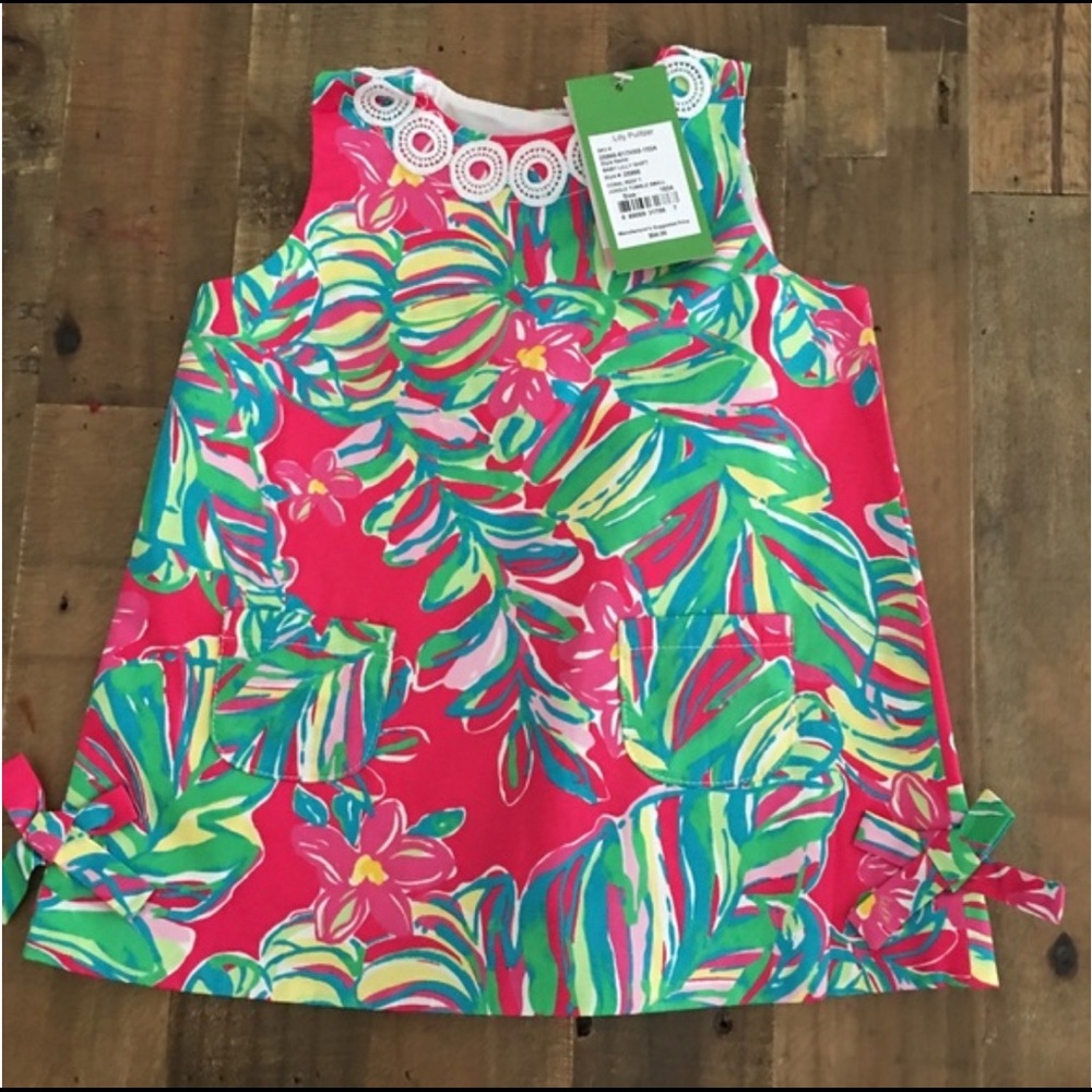 Lilly Pulitzer baby Lilly shift jungle tumble 8-12 months